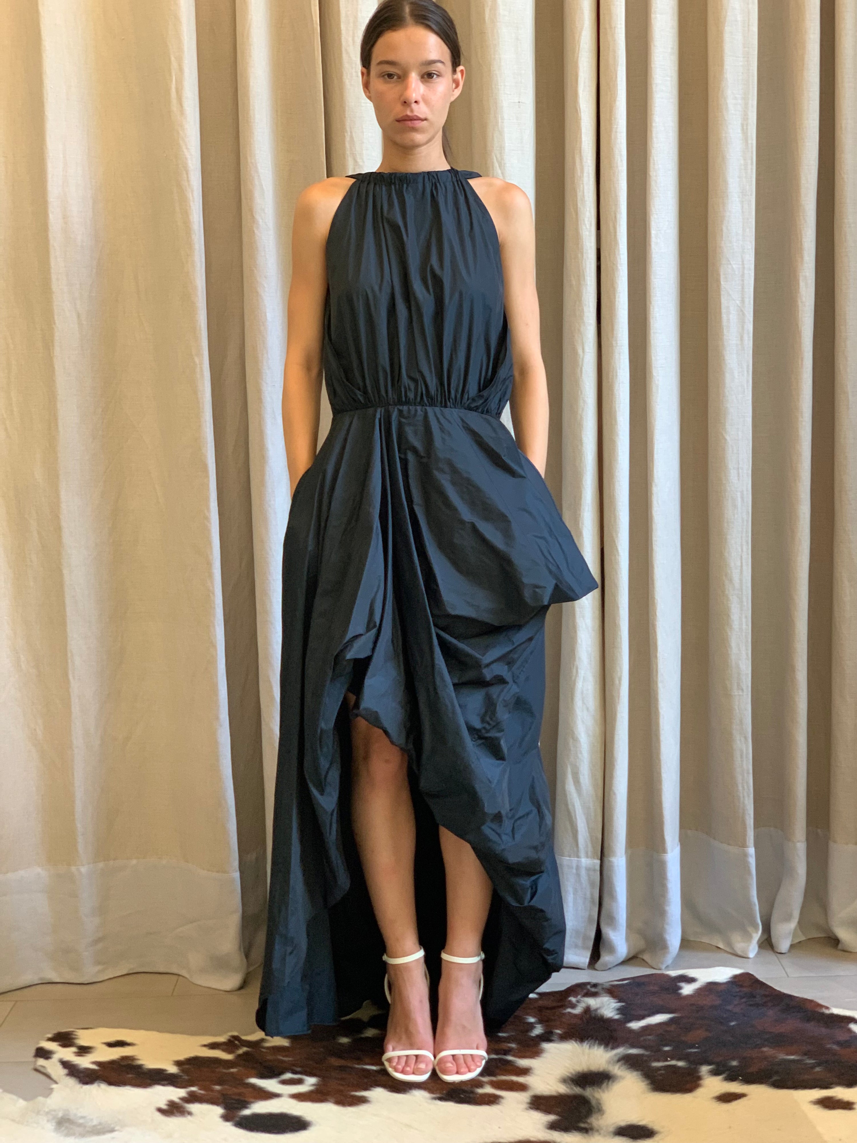 DRAPED GOWN