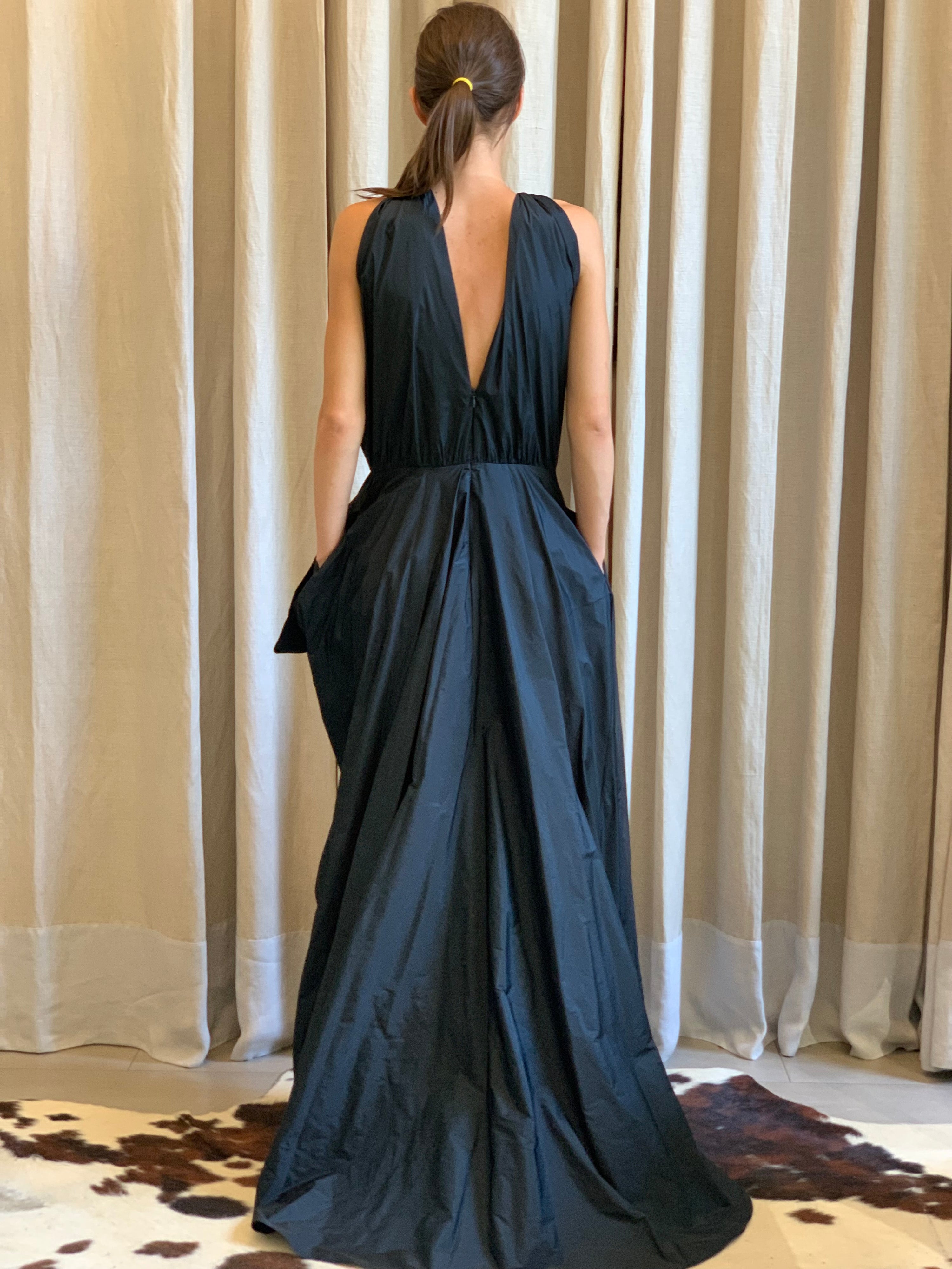 DRAPED GOWN