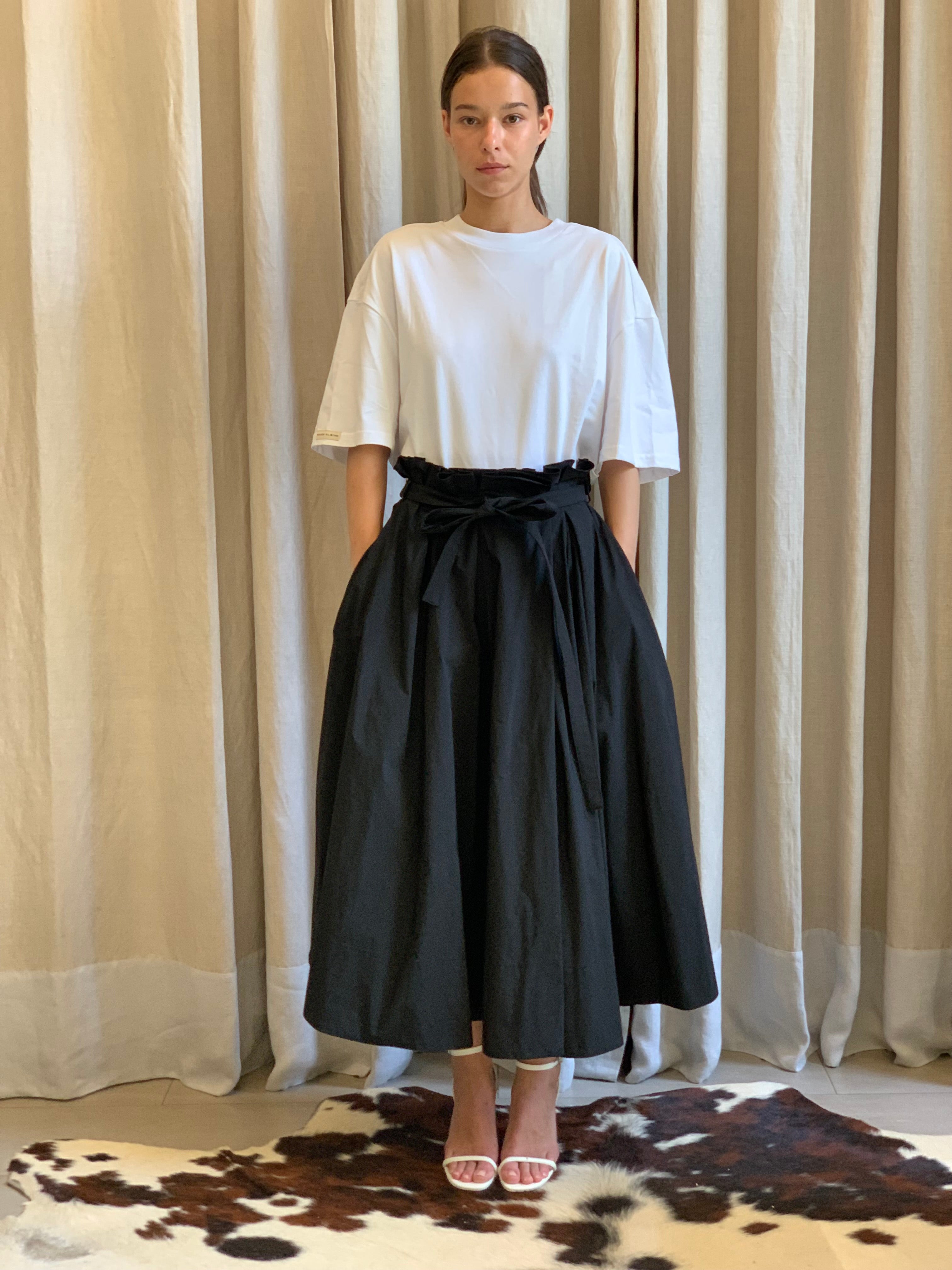 FLARE KILT SKIR - Maison Albino