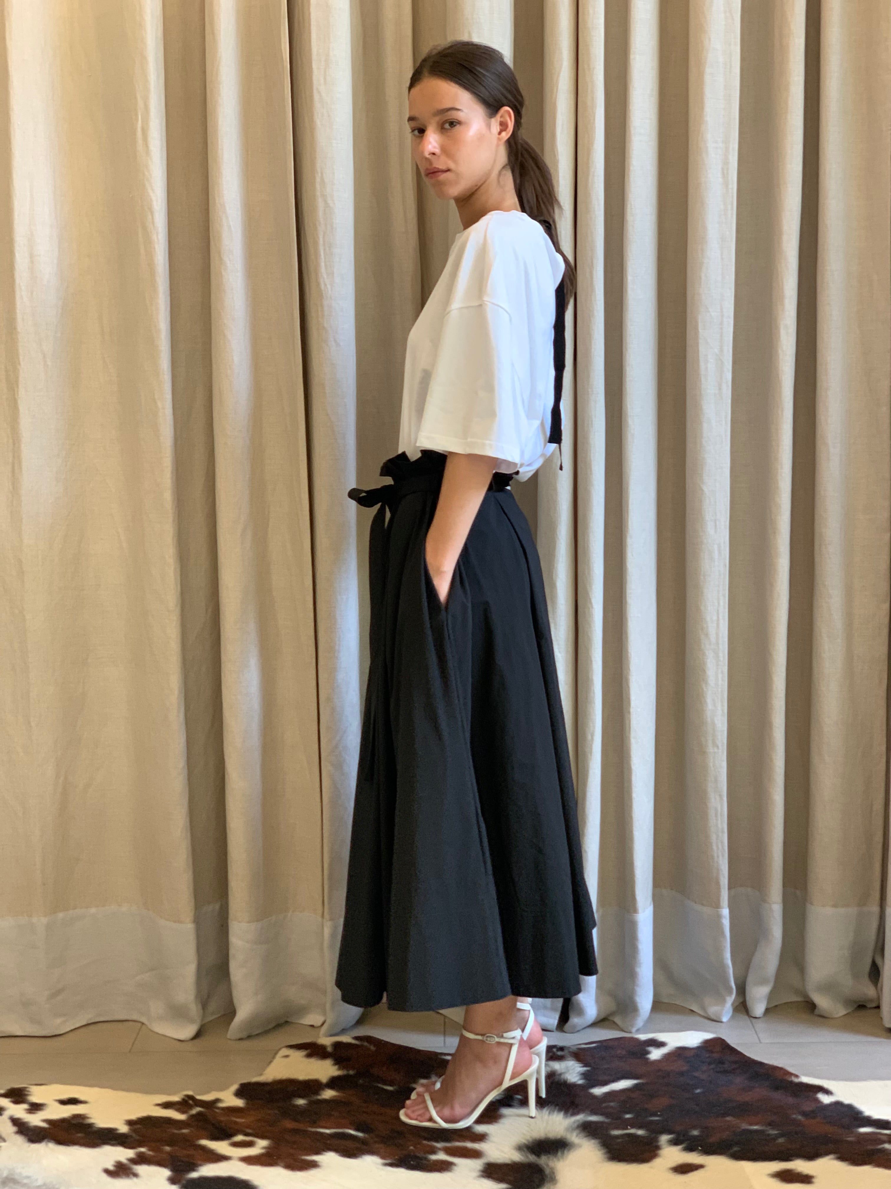 FLARE KILT SKIR - Maison Albino